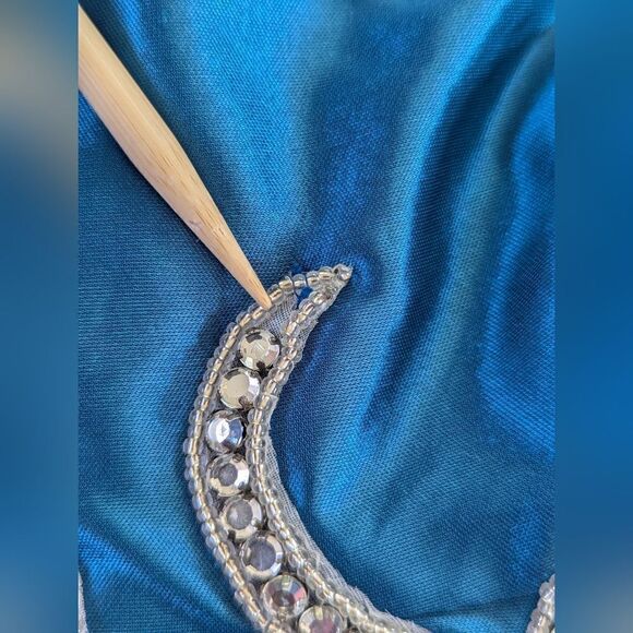 VTG Frederick's of Hollywood Jeweled Dress 4 Fairy Elvira Hancock Coquette Girl - Picture 14 of 14